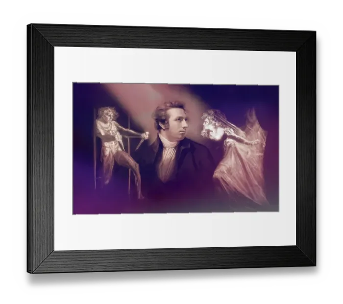 Framed Print : Henry Fuseli or Johann Heinrich Fuessli, 1741 - 1825, Swiss painter, draughtsman and writer, digitally edited after Northcote, 1778, Lady Macbeth Seizing the Daggers, scene from The Tragedy of Macbeth by William Shakespeare Framed Print : Henry Fuseli or Johann Heinrich Fuessli, 1741 - 1825, Swiss painter, draughtsman and writer, digitally edited after Northcote, 1778, Lady Macbeth Seizing the Daggers, scene from The Tragedy of Macbeth by William Shakespeare