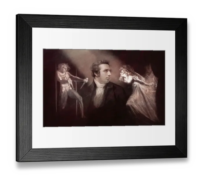 Framed Print : Henry Fuseli or Johann Heinrich Fuessli, 1741 - 1825, Swiss painter, draughtsman and writer, digitally edited after Northcote, 1778, Lady Macbeth Seizing the Daggers, scene from The Tragedy of Macbeth by William Shakespeare Framed Print : Henry Fuseli or Johann Heinrich Fuessli, 1741 - 1825, Swiss painter, draughtsman and writer, digitally edited after Northcote, 1778, Lady Macbeth Seizing the Daggers, scene from The Tragedy of Macbeth by William Shakespeare