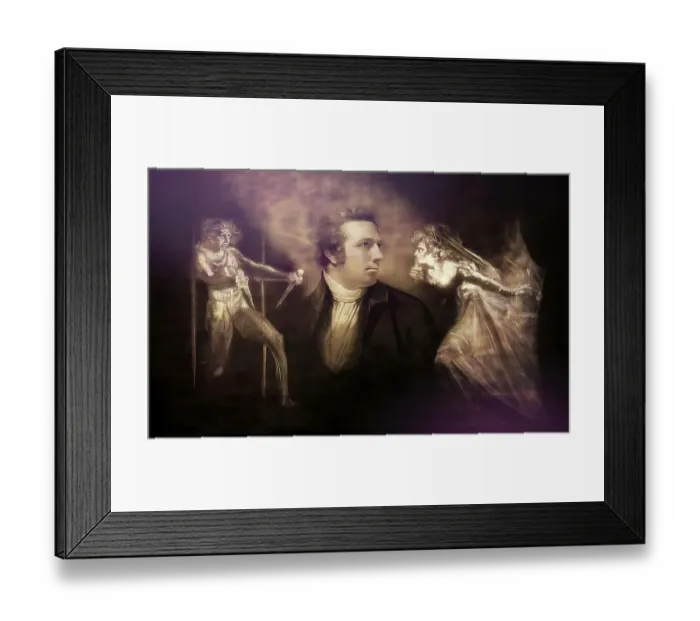 Framed Print : Henry Fuseli or Johann Heinrich Fuessli, 1741 - 1825, Swiss painter, draughtsman and writer, digitally edited after Northcote, 1778, Lady Macbeth Seizing the Daggers, scene from The Tragedy of Macbeth by William Shakespeare Framed Print : Henry Fuseli or Johann Heinrich Fuessli, 1741 - 1825, Swiss painter, draughtsman and writer, digitally edited after Northcote, 1778, Lady Macbeth Seizing the Daggers, scene from The Tragedy of Macbeth by William Shakespeare