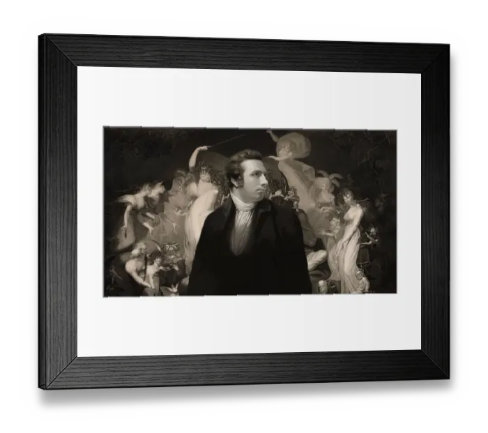 Framed Print : Henry Fuseli or Johann Heinrich Fuessli, 1741 - 1825, Swiss painter, draughtsman and writer, digitally edited after Northcote, 1778, Titania and Bottom, scene from Midsummer Nights Dream, by William Shakespeare Framed Print : Henry Fuseli or Johann Heinrich Fuessli, 1741 - 1825, Swiss painter, draughtsman and writer, digitally edited after Northcote, 1778, Titania and Bottom, scene from Midsummer Nights Dream, by William Shakespeare
