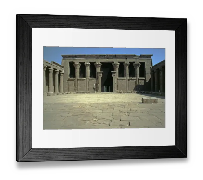 Framed Print : Courtyard, Horus Temple, Edfu, Nile Valley, Egypt, September 1989, vintage, retro, old, historical, Africa Framed Print : Courtyard, Horus Temple, Edfu, Nile Valley, Egypt, September 1989, vintage, retro, old, historical, Africa