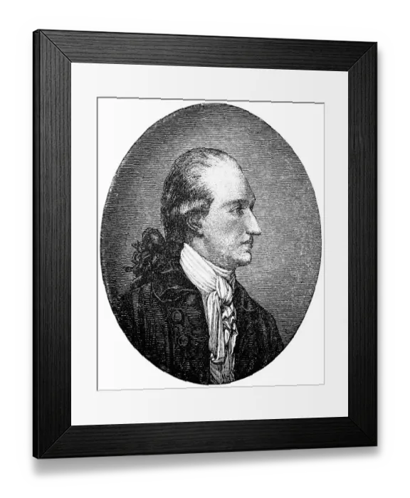 Framed Print : Johann Wolfgang von Goethe (1749 Frankfurt, 1832 Weimar) Portrait, important German poet of world literature, politician and naturalist at the court of Duke Carl August of Saxe-Weimar-Eisenach, historical illustration 1883 Framed Print : Johann Wolfgang von Goethe (1749 Frankfurt, 1832 Weimar) Portrait, important German poet of world literature, politician and naturalist at the court of Duke Carl August of Saxe-Weimar-Eisenach, historical illustration 1883
