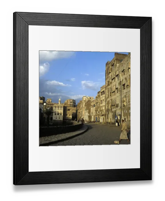 Framed Print : High-rise buildings in the old town of Sanaa, UNESCO World Heritage Site, Yemen, Asia Framed Print : High-rise buildings in the old town of Sanaa, UNESCO World Heritage Site, Yemen, Asia