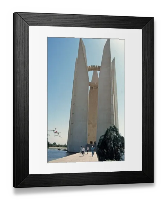 Framed Print : Dam monument, Lake Nasser, Aswan, Nile Valley, Egypt, September 1989, vintage, retro, old, historical, Africa