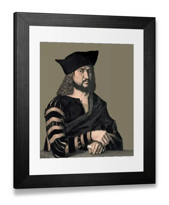 Framed Print : Frederick III or Frederick the Wise, 1463 - 1525, Prince-elector of Saxony, digitally edited after Albrecht Duerer, Friedrich III. oder Friedrich der Weise, 1463 - 1525, Kurfuerst von Sachsen Framed Print : Frederick III or Frederick the Wise, 1463 - 1525, Prince-elector of Saxony, digitally edited after Albrecht Duerer, Friedrich III. oder Friedrich der Weise, 1463 - 1525, Kurfuerst von Sachsen