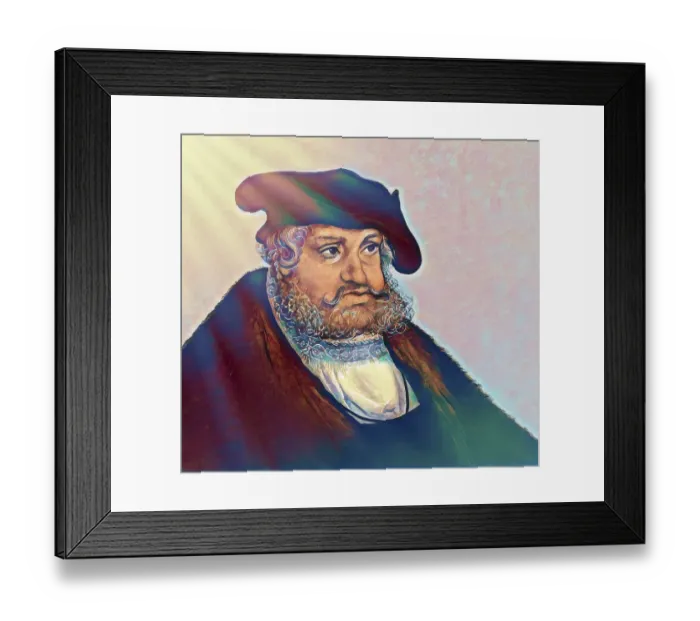 Framed Print : Frederick III or Frederick the Wise, 1463 - 1525, Prince-elector of Saxony, digitally edited after a painting by Lucas Cranach the Elder, Friedrich III. oder Friedrich der Weise, 1463 - 1525, Kurfuerst von Sachsen Framed Print : Frederick III or Frederick the Wise, 1463 - 1525, Prince-elector of Saxony, digitally edited after a painting by Lucas Cranach the Elder, Friedrich III. oder Friedrich der Weise, 1463 - 1525, Kurfuerst von Sachsen