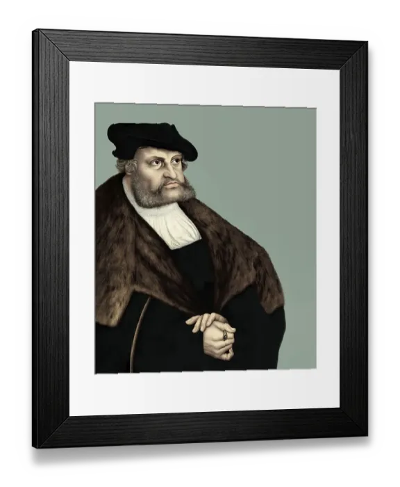 Framed Print : Frederick III or Frederick the Wise, 1463 - 1525, Prince-elector of Saxony, digitally edited after a painting by Lucas Cranach the Elder, Friedrich III. oder Friedrich der Weise, 1463 - 1525, Kurfuerst von Sachsen Framed Print : Frederick III or Frederick the Wise, 1463 - 1525, Prince-elector of Saxony, digitally edited after a painting by Lucas Cranach the Elder, Friedrich III. oder Friedrich der Weise, 1463 - 1525, Kurfuerst von Sachsen