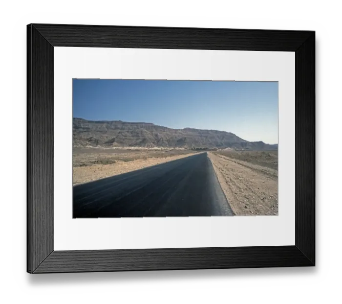 Framed Print : Road to St Anthony's Monastery, St Anthony's Monastery, Arabian Desert, Egypt, September 1989, vintage, retro, old, historic, Africa Framed Print : Road to St Anthony's Monastery, St Anthony's Monastery, Arabian Desert, Egypt, September 1989, vintage, retro, old, historic, Africa