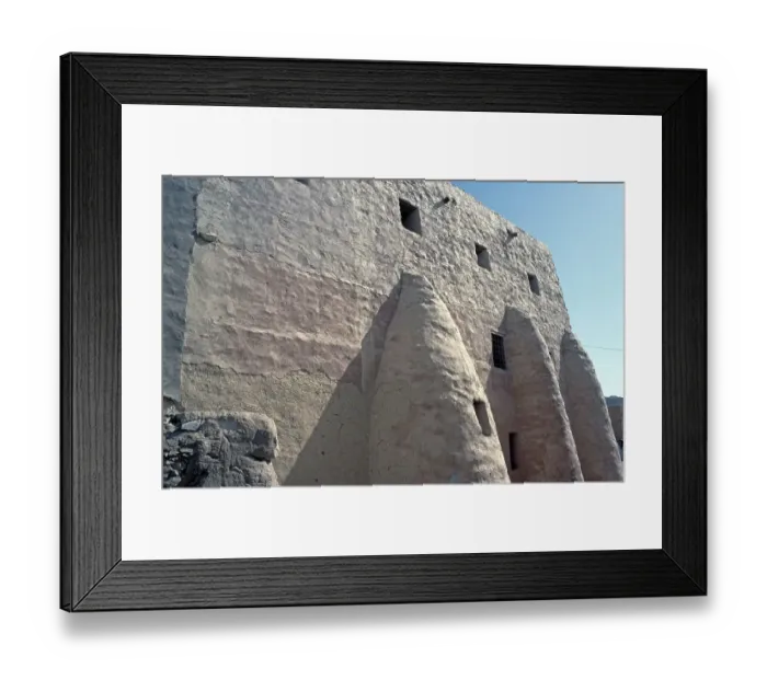Framed Print : Watchtower, Monastery of St Anthony, Monastery of St Anthony, Arabian Desert, Egypt, September 1989, vintage, retro, old, historical, Africa