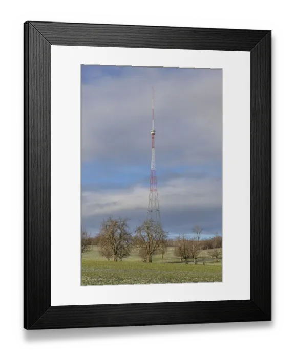 Framed Print : The Beromuenster national transmitter was a transmitter for German-language medium-wave radio in Switzerland. The transmitter went into operation on 11 June 1931 and was in use until 29 December 2008