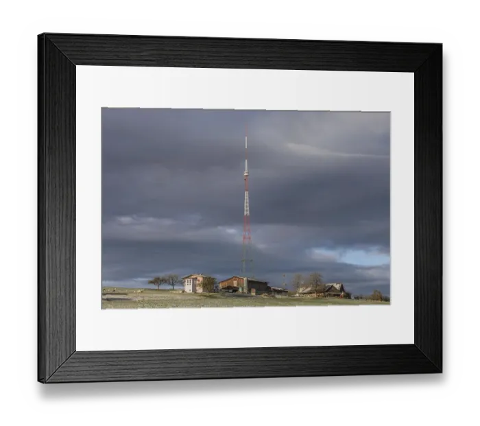 Framed Print : The Beromuenster national transmitter was a transmitter for German-language medium-wave radio in Switzerland. The transmitter went into operation on 11 June 1931 and was in use until 29 December 2008 Framed Print : The Beromuenster national transmitter was a transmitter for German-language medium-wave radio in Switzerland. The transmitter went into operation on 11 June 1931 and was in use until 29 December 2008