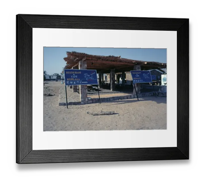 Framed Print : Dried shark, Restaurant Morgana, Nuweiba, Sinai Peninsula, Egypt, September 1989, vintage, retro, old, historical, Africa