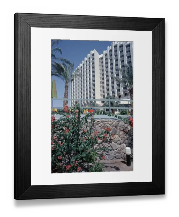 Framed Print : Hilton Hotel, Taba, Sinai Peninsula, Egypt, September 1989, vintage, retro, old, historic, Africa Framed Print : Hilton Hotel, Taba, Sinai Peninsula, Egypt, September 1989, vintage, retro, old, historic, Africa