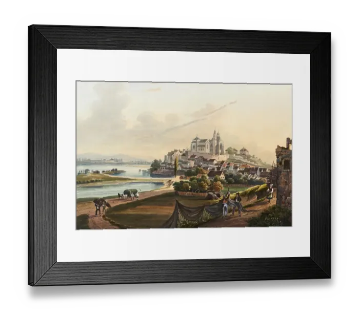 Framed Print : Town view of the old town of Breisach, Rhine, Baden-Wuerttemberg, Germany, view around 1830, digitally restored reproduction of a 19th century model by Johann Ludwig Bleuler (12 February 1792 - 28 March 1850), Swiss draughtsman and painter, Europe Framed Print : Town view of the old town of Breisach, Rhine, Baden-Wuerttemberg, Germany, view around 1830, digitally restored reproduction of a 19th century model by Johann Ludwig Bleuler (12 February 1792 - 28 March 1850), Swiss draughtsman and painter, Europe