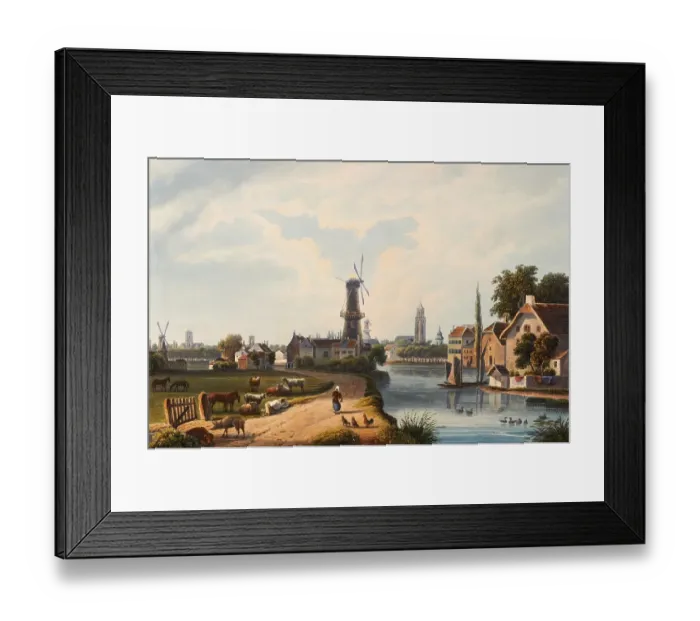 Framed Print : City view of Utrecht, Netherlands, view around 1830, digitally restored reproduction of a 19th century model by Johann Ludwig Bleuler (12 February 1792 - 28 March 1850), Swiss draughtsman and painter Framed Print : City view of Utrecht, Netherlands, view around 1830, digitally restored reproduction of a 19th century model by Johann Ludwig Bleuler (12 February 1792 - 28 March 1850), Swiss draughtsman and painter