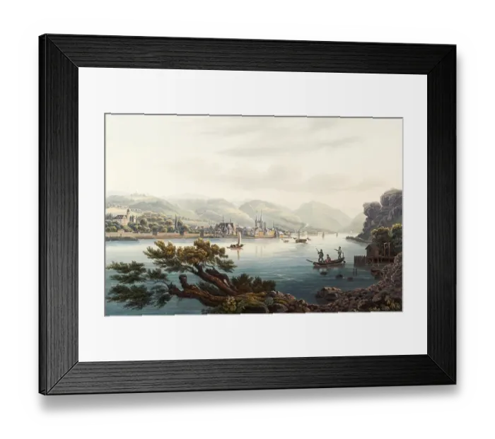 Framed Print : View of Boppard on the Rhine and the Imperial Castle, Rhineland-Palatinate, Germany, view around 1830, digitally restored reproduction of a 19th century model by Johann Ludwig Bleuler (12 February 1792 - 28 March 1850) Framed Print : View of Boppard on the Rhine and the Imperial Castle, Rhineland-Palatinate, Germany, view around 1830, digitally restored reproduction of a 19th century model by Johann Ludwig Bleuler (12 February 1792 - 28 March 1850)