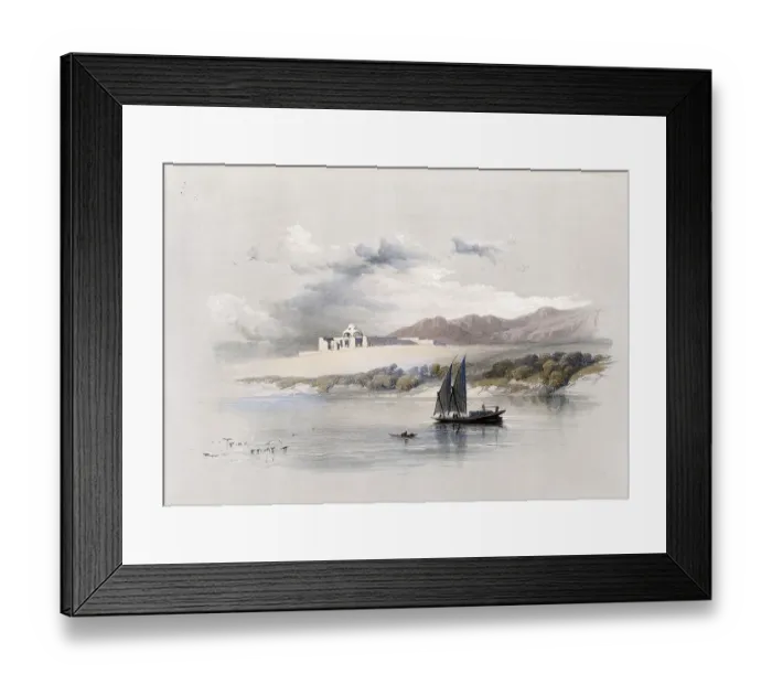 Framed Print : Temple of Amada of Hassaya in Nubia, Egypt, c. 1850, Historical, digitally restored reproduction from a 19th century original, exact date unknown, AI generated, Africa Framed Print : Temple of Amada of Hassaya in Nubia, Egypt, c. 1850, Historical, digitally restored reproduction from a 19th century original, exact date unknown, AI generated, Africa