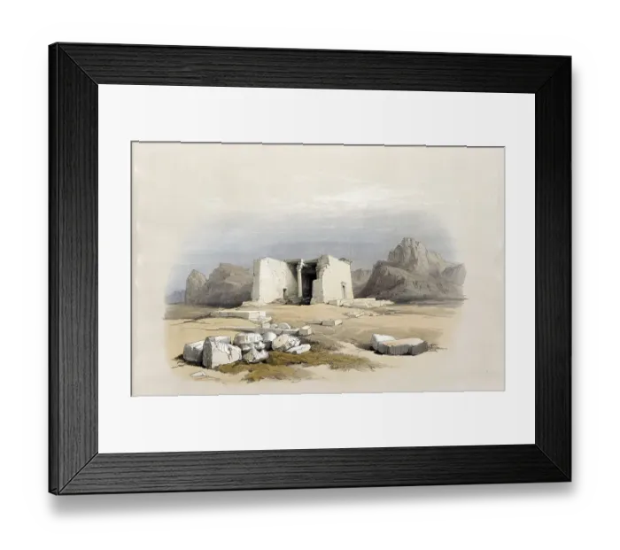 Framed Print : Temple of Tafa in Nubia, Egypt, c. 1850, Historical, digitally restored reproduction from a 19th century original, exact date unknown, AI generated, Africa Framed Print : Temple of Tafa in Nubia, Egypt, c. 1850, Historical, digitally restored reproduction from a 19th century original, exact date unknown, AI generated, Africa