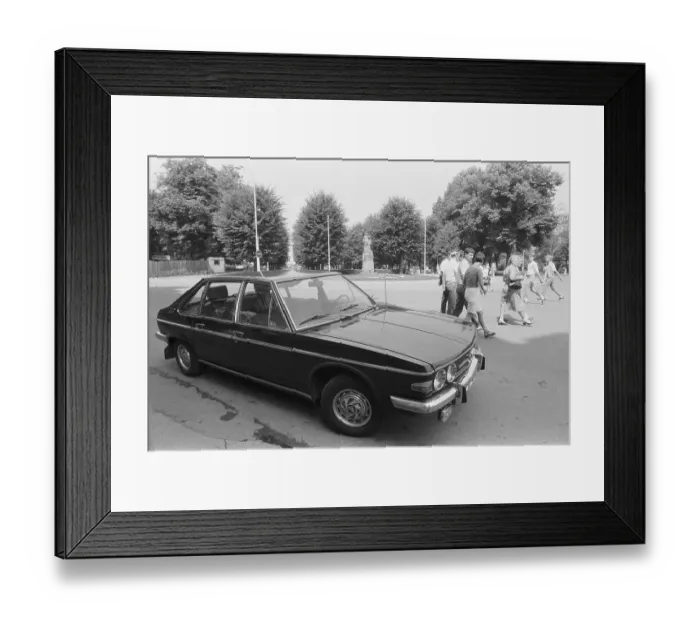 Framed Print : 12.07.1985, CSSR, Karlovy Vary, TATRA 613 car, a car for party and government functionaries, Karlovy Vary (Karlsbad)