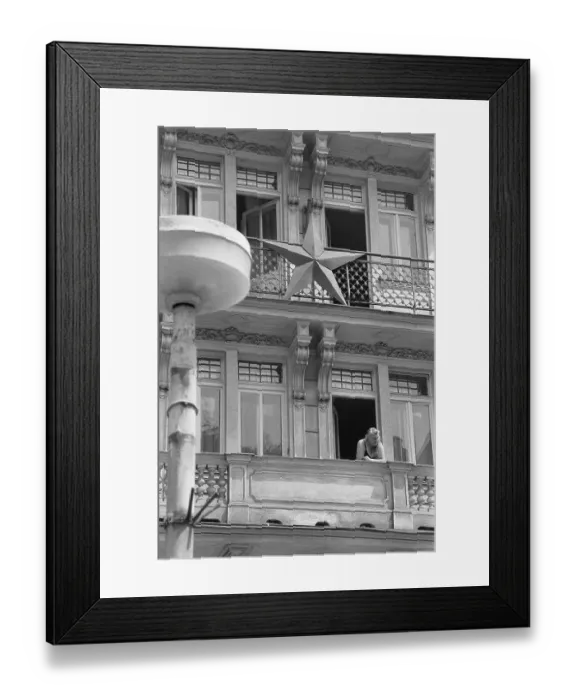 Framed Print : 12.07.1985, CSSR, Karlovy Vary, Red Soviet star on the facade of the Hotel Astoria Framed Print : 12.07.1985, CSSR, Karlovy Vary, Red Soviet star on the facade of the Hotel Astoria