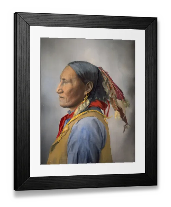 Framed Print : Indian, Black Horse, Chief of the Comanche, Arapahoe, after a picture by F.A.Rinehart, 1899, Arapaho or Arapahoe are an Indian people of North America and belonged as nomadic Plains Indians to the cultural area of the Prairies and Plains, Historic Framed Print : Indian, Black Horse, Chief of the Comanche, Arapahoe, after a picture by F.A.Rinehart, 1899, Arapaho or Arapahoe are an Indian people of North America and belonged as nomadic Plains Indians to the cultural area of the Prairies and Plains, Historic