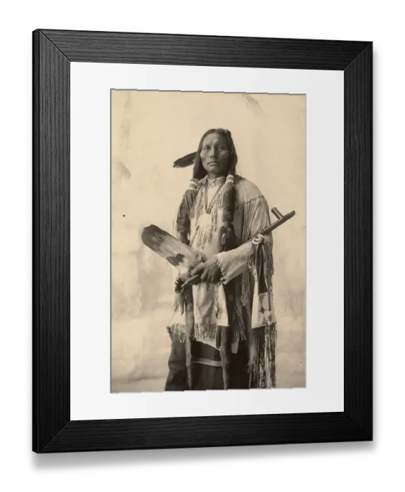 Framed Print : Three Fingers, Indians of the Cheyenne tribe, after a picture by F.A.Rinehart, 1899, Historic, digitally restored reproduction of an original from the period Framed Print : Three Fingers, Indians of the Cheyenne tribe, after a picture by F.A.Rinehart, 1899, Historic, digitally restored reproduction of an original from the period