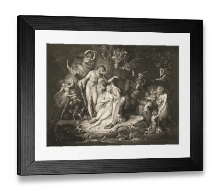 Framed Print : Shakspeare, Midsummer Nights Dream, Act IV, Scene I. Historic, digitally restored reproduction of an original from the period Framed Print : Shakspeare, Midsummer Nights Dream, Act IV, Scene I. Historic, digitally restored reproduction of an original from the period