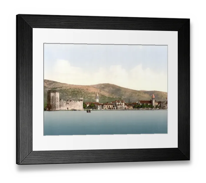 Framed Print : Camerlengo castle at Trau, now Trogir, Dalmatia, Austro-Hungary, Austro-Hungarian Empire, Austrian-Hungarian Monarchy, today Croatia, Historical, around 1900 Framed Print : Camerlengo castle at Trau, now Trogir, Dalmatia, Austro-Hungary, Austro-Hungarian Empire, Austrian-Hungarian Monarchy, today Croatia, Historical, around 1900