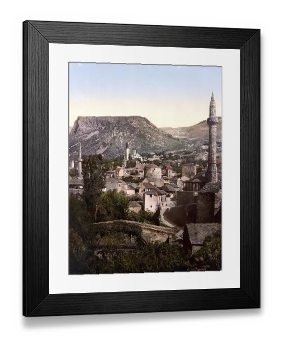 Framed Print : The Muhlen Bridge at Mostar, Herzegovina, Austro-Hungary, Austro-Hungarian Empire, Austrian-Hungarian Monarchy, today Bosnia-Herzegovina, Historical, around 1900, digitally restored reproduction from a 19th century original Framed Print : The Muhlen Bridge at Mostar, Herzegovina, Austro-Hungary, Austro-Hungarian Empire, Austrian-Hungarian Monarchy, today Bosnia-Herzegovina, Historical, around 1900, digitally restored reproduction from a 19th century original
