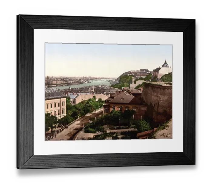 Framed Print : Franz Joseph's Bridge, looking towards the bridge, Budapest, Hungary, Austro-Hungary, Austro-Hungarian Empire, Austrian-Hungarian Monarchy, today Hungary, Historical, around 1900 Framed Print : Franz Joseph's Bridge, looking towards the bridge, Budapest, Hungary, Austro-Hungary, Austro-Hungarian Empire, Austrian-Hungarian Monarchy, today Hungary, Historical, around 1900