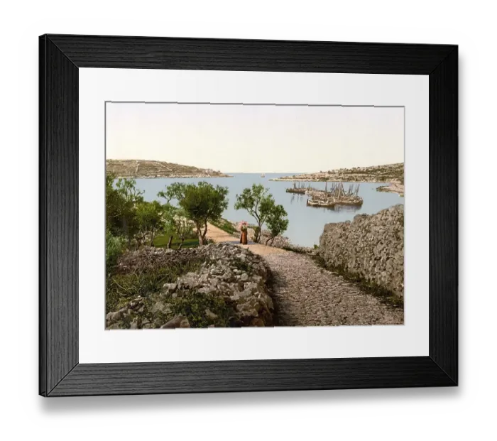 Framed Print : Cigale, Istria, Austro-Hungary, Austro-Hungarian Empire, Austrian-Hungarian Monarchy, Historical, around 1900, digitally restored reproduction from a 19th century original, Istria, Austro-Hungary, Austro-Hungarian Empire