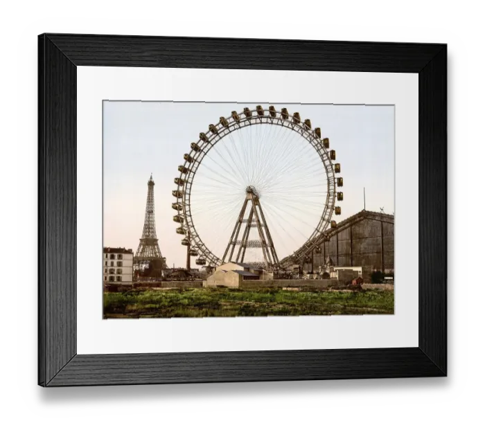 Framed Print : La grande roue, Ferris wheel, Paris, France, Historical, around 1900, digitally restored reproduction from a 19th century original, Europe Framed Print : La grande roue, Ferris wheel, Paris, France, Historical, around 1900, digitally restored reproduction from a 19th century original, Europe