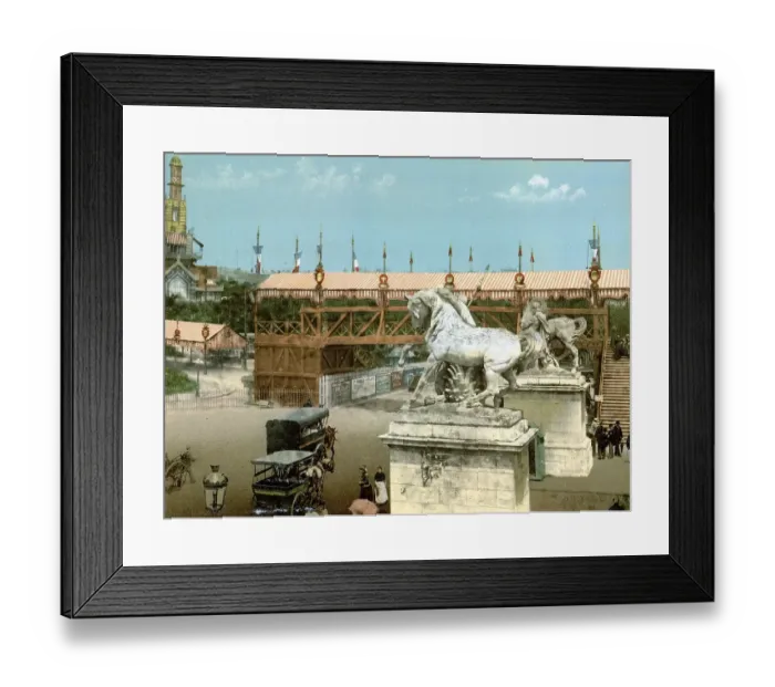 Framed Print : Exposition universelle International, World Exhibition, 1900, Paris, France, Historical, c. 1900, digitally restored reproduction from a 19th century original, Europe