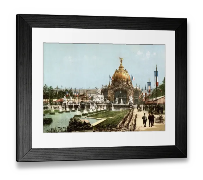 Framed Print : Exposition universelle International, World Exhibition, 1900, Paris, France, Historical, c. 1900, digitally restored reproduction from a 19th century original, Europe