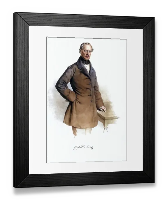 Framed Print : Christian d'Elvert (born 11 April 1803 in Brno, Margraviate of Moravia, died 23 January 1896 in Brno) was an Austrian local politician, regional historian of Moravia and member of the Imperial Council in the Parliament in Vienna, Historical Framed Print : Christian d'Elvert (born 11 April 1803 in Brno, Margraviate of Moravia, died 23 January 1896 in Brno) was an Austrian local politician, regional historian of Moravia and member of the Imperial Council in the Parliament in Vienna, Historical
