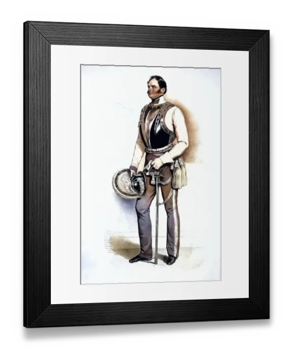 Framed Print : Edmund zu Schwarzenberg (1803-1873), Austrian general, Historical, digitally restored reproduction from a 19th century original, Record date not stated Framed Print : Edmund zu Schwarzenberg (1803-1873), Austrian general, Historical, digitally restored reproduction from a 19th century original, Record date not stated