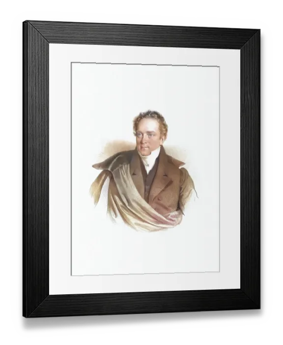 Framed Print : Johann von Feil, Magistratrat in Vienna in 1830, Historical, digitally restored reproduction from a 19th century original, Record date not stated Framed Print : Johann von Feil, Magistratrat in Vienna in 1830, Historical, digitally restored reproduction from a 19th century original, Record date not stated