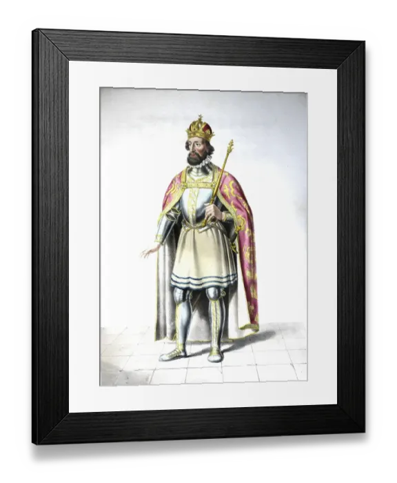 Framed Print : Ferdinand I (born 10 March 1503 in Alcala de Henares, died 25 July 1564 in Vienna) of the Habsburg dynasty was Emperor of the Holy Roman Empire from 1558 to 1564, Historical, digitally restored reproduction from a 19th century original Framed Print : Ferdinand I (born 10 March 1503 in Alcala de Henares, died 25 July 1564 in Vienna) of the Habsburg dynasty was Emperor of the Holy Roman Empire from 1558 to 1564, Historical, digitally restored reproduction from a 19th century original