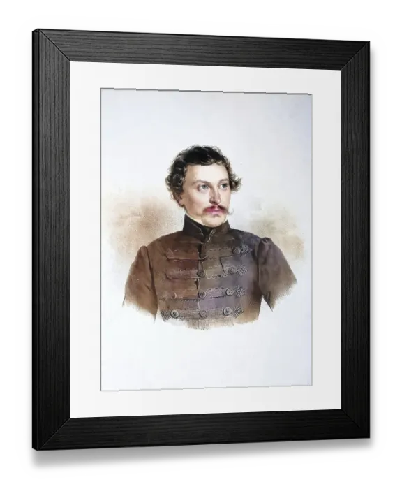 Framed Print : Ferenc Deak von Kehida, also Franz von Deak, born 17 October 1803 in Soejtoer, Zala County, died 28 January 1876 in Budapest, Hungarian politician, Historical, digitally restored reproduction from a 19th century original, Record date not stated Framed Print : Ferenc Deak von Kehida, also Franz von Deak, born 17 October 1803 in Soejtoer, Zala County, died 28 January 1876 in Budapest, Hungarian politician, Historical, digitally restored reproduction from a 19th century original, Record date not stated