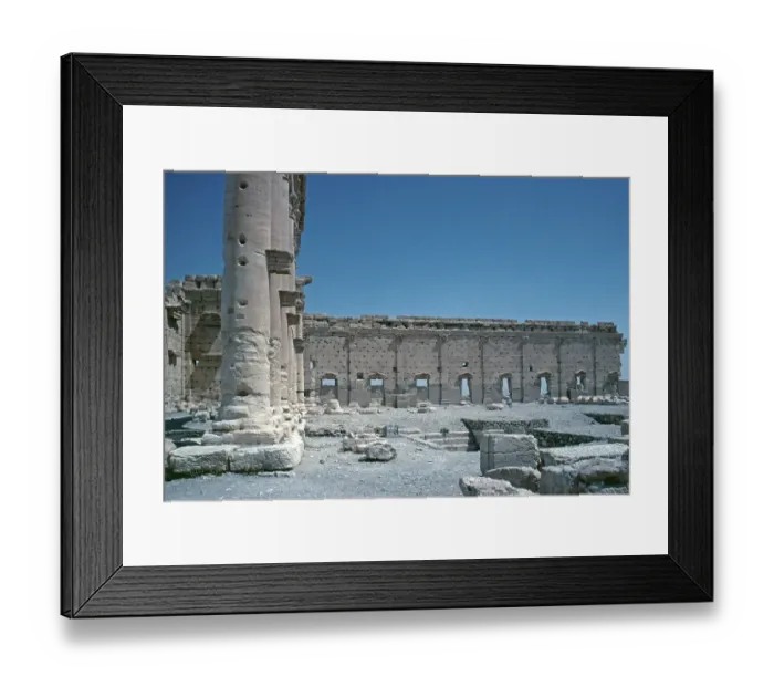 Framed Print : Beltempel, Palmyra, Tadmor, Syria, May 1987, vintage, retro, old, historical, Asia
