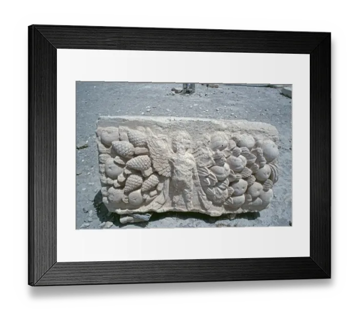 Framed Print : Relief, Beltempel, Palmyra, Tadmor, Syria, May 1987, vintage, retro, old, historical, Asia Framed Print : Relief, Beltempel, Palmyra, Tadmor, Syria, May 1987, vintage, retro, old, historical, Asia