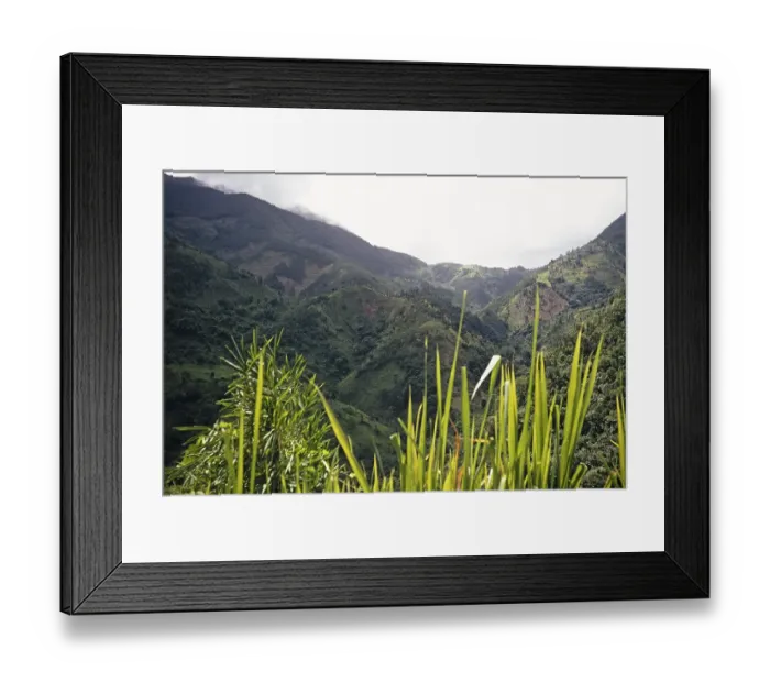 Framed Print : Landscape with wooded hills and deep valleys, the Blue Mountains, Jamaica, West Indies 1970, Central America Framed Print : Landscape with wooded hills and deep valleys, the Blue Mountains, Jamaica, West Indies 1970, Central America
