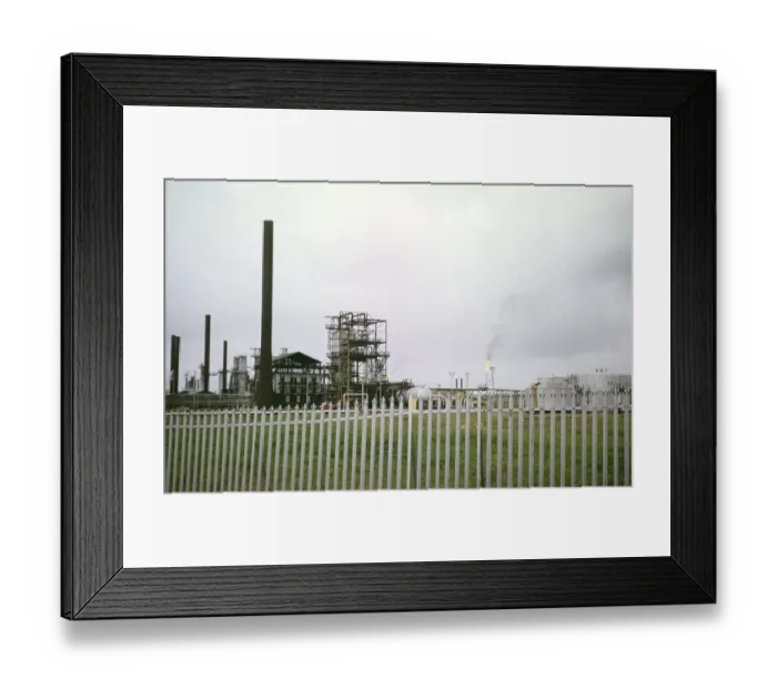 Framed Print : Oil refinery in Trinidad, Trinidad and Tobago 1961-1963 Framed Print : Oil refinery in Trinidad, Trinidad and Tobago 1961-1963