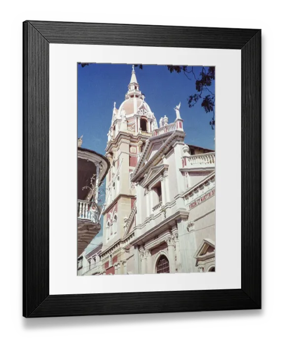 Framed Print : Convent church of San Francisco, Cartagena, Colombia, South America 1961, South America