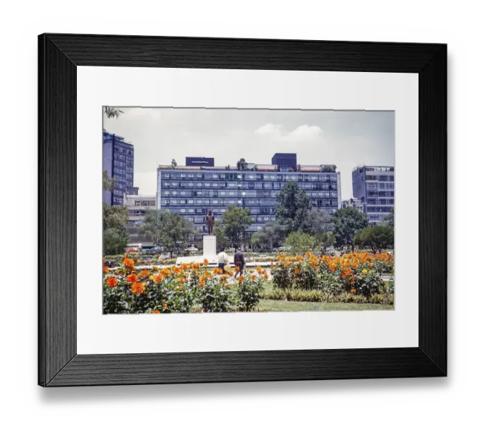 Framed Print : Statue of Venustiano Carranza (1859 1920) in the park on the Paseo de la Reforma, Ciudad de Mexico, Mexico City, CDMX, Mexico around 1961