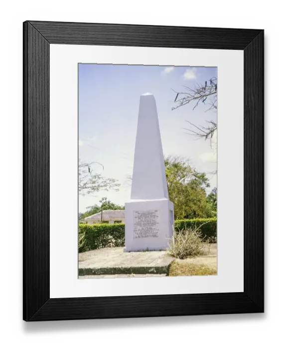 Framed Print : Memorial 1905 for the first British landing, Holetown Monument, Barbados, West Indies 1963, Central America Framed Print : Memorial 1905 for the first British landing, Holetown Monument, Barbados, West Indies 1963, Central America