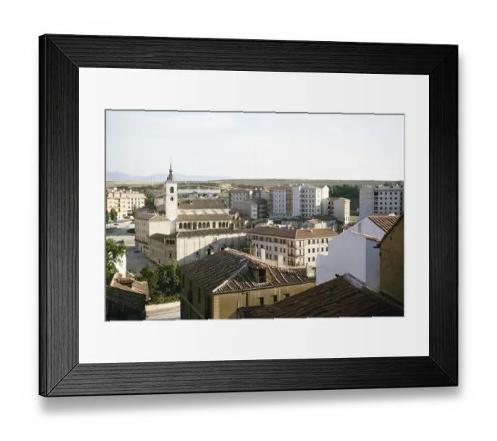 Framed Print : Church of San Millan, Segovia, Spain 1964