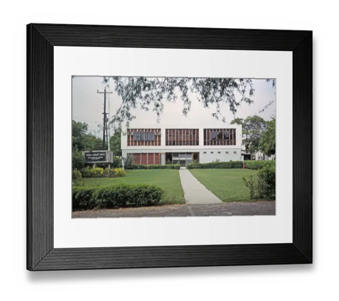 Framed Print : Modern architecture building of the Jamaica Library Services, Kingston and St Andrew, Jamaica, 1970, Central America Framed Print : Modern architecture building of the Jamaica Library Services, Kingston and St Andrew, Jamaica, 1970, Central America