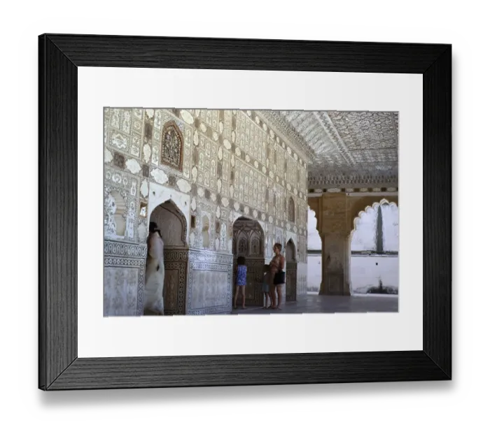 Framed Print : Tourists visit Amer or Amber Fort, Mughal Palace, Rajasthan. Jaipur, India 1971 Framed Print : Tourists visit Amer or Amber Fort, Mughal Palace, Rajasthan. Jaipur, India 1971