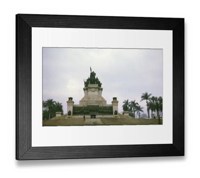 Framed Print : The Monument to the Independence of Brazil, Sao Paulo, Brazil, South America 1962, South America